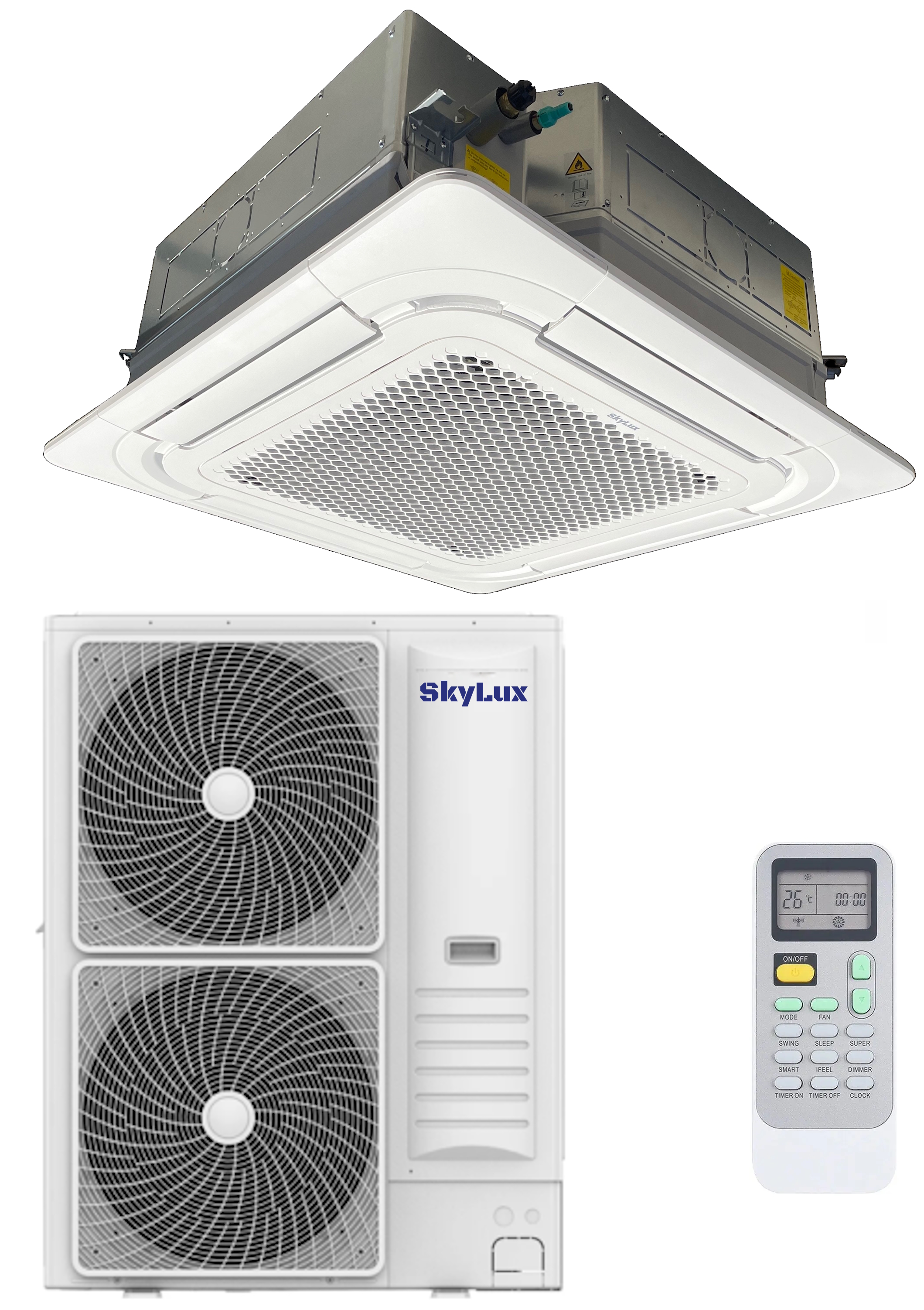 Касетний кондиціонер SkyLux SKH-C48R3DI / SKH-U48HR3DI